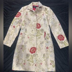 Apostrophe Vibrant Red Coat